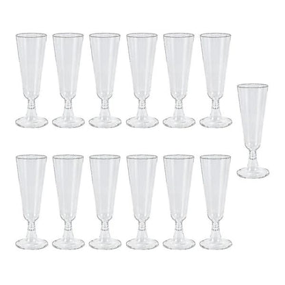 Plastic Wine Glasses 150 ml 60 Pack Champagne Red Wine Cups Versatile for Parties Carnivals