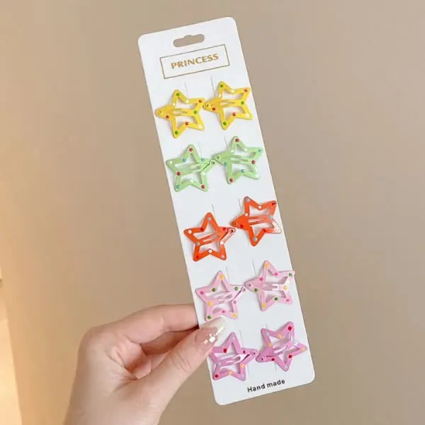 Star Hairpins for Hair, 7-Pack