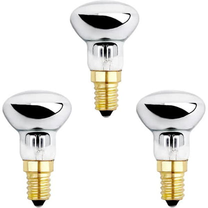 E14 R39 25W Dimmable Warm White 2600K Incandescent Bulb 250LM Small Reflector Bulbs Compatible with Heating Bubble Lamp Rocket Lamp Glitter Lamp