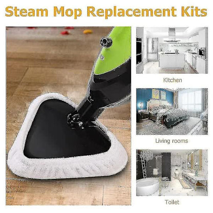 Compatible with H2O X5 Microfiber Steam Mop Pads 6-Pack Washable Replacement - Image 2