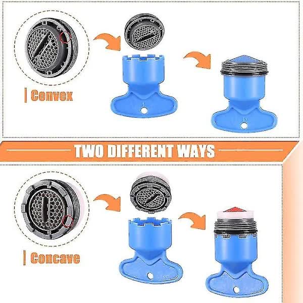 12pcs Sink Faucet Aerator Replacement with 5pcs Removable Key Tool Compatible with Oral-B and Braun M16.5 18.5 21.5 24mm - Image 4
