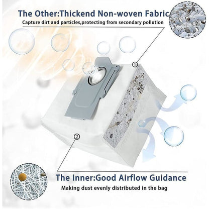 Roborock Q7 Max Q7 Max Plus Compatible Vacuum Cleaner Bags 12 Pack - Image 4