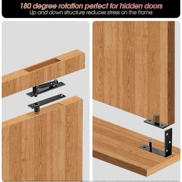 2025 Latest Model Heavy Duty Pivot Door Hinges Hardware for Hidden Doors - Image 3
