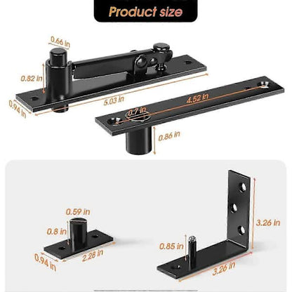 2025 Latest Model Heavy Duty Pivot Door Hinges Hardware for Hidden Doors - Image 4