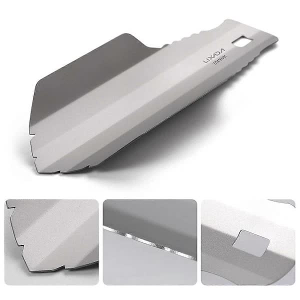 Lixada Titanium Garden Hand Shovel for Outdoor Camping Hiking Backpacking - Image 2