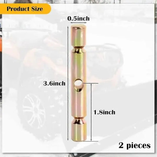 Polaris ATV Snow Plow Pro Scissor Pins Replacement 2-Pack Compatible with Glacier Plough - Image 2