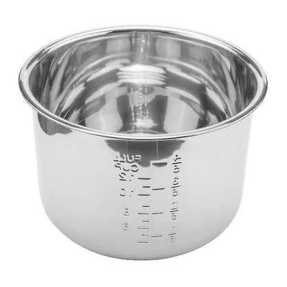 Stainless Steel Pressure Cooker Inner Pot 6L Compatible with Rice Cooker - Image 2