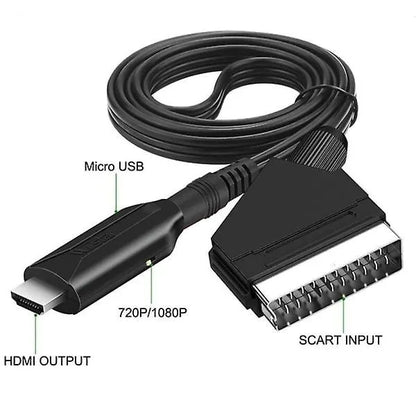 SCART to HDMI Converter Adapter 1080P Plug and Play - Image 4