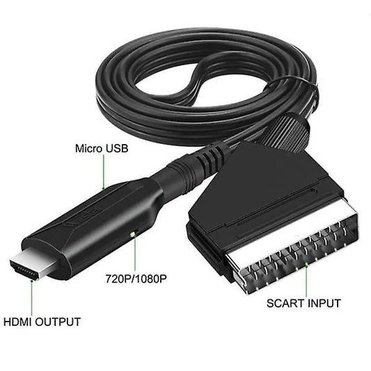 SCART to HDMI Converter Adapter 1080P Plug and Play - Image 4
