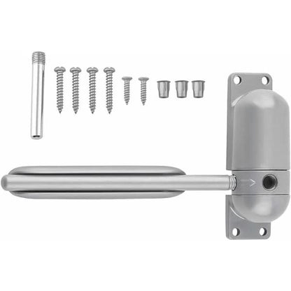 Self-Closing Door Closer Spring Surface Mounted Adjustable Durable Gray Compatible with Self-Closing Doors - Image 2