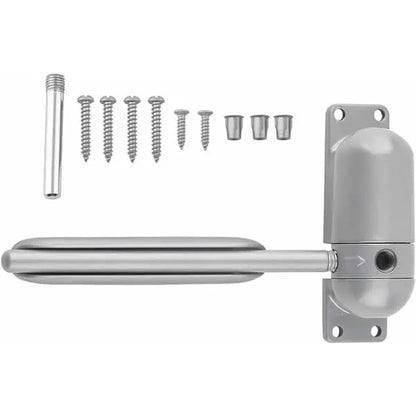 Self-Closing Door Closer Spring Surface Mounted Adjustable Durable Gray Compatible with Self-Closing Doors - Image 2