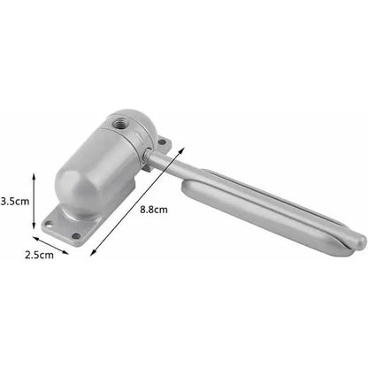 Self-Closing Door Closer Spring Surface Mounted Adjustable Durable Gray Compatible with Self-Closing Doors - Image 3