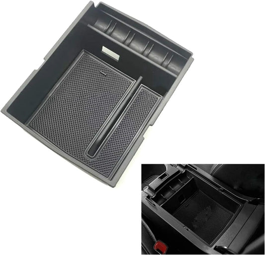 1pc Car Center Console Armrest Organizer Storage Box Tray Insert Black Fit for Subaru Outback 2015-2019 Auto Storage Tray LiMePng - Image 2