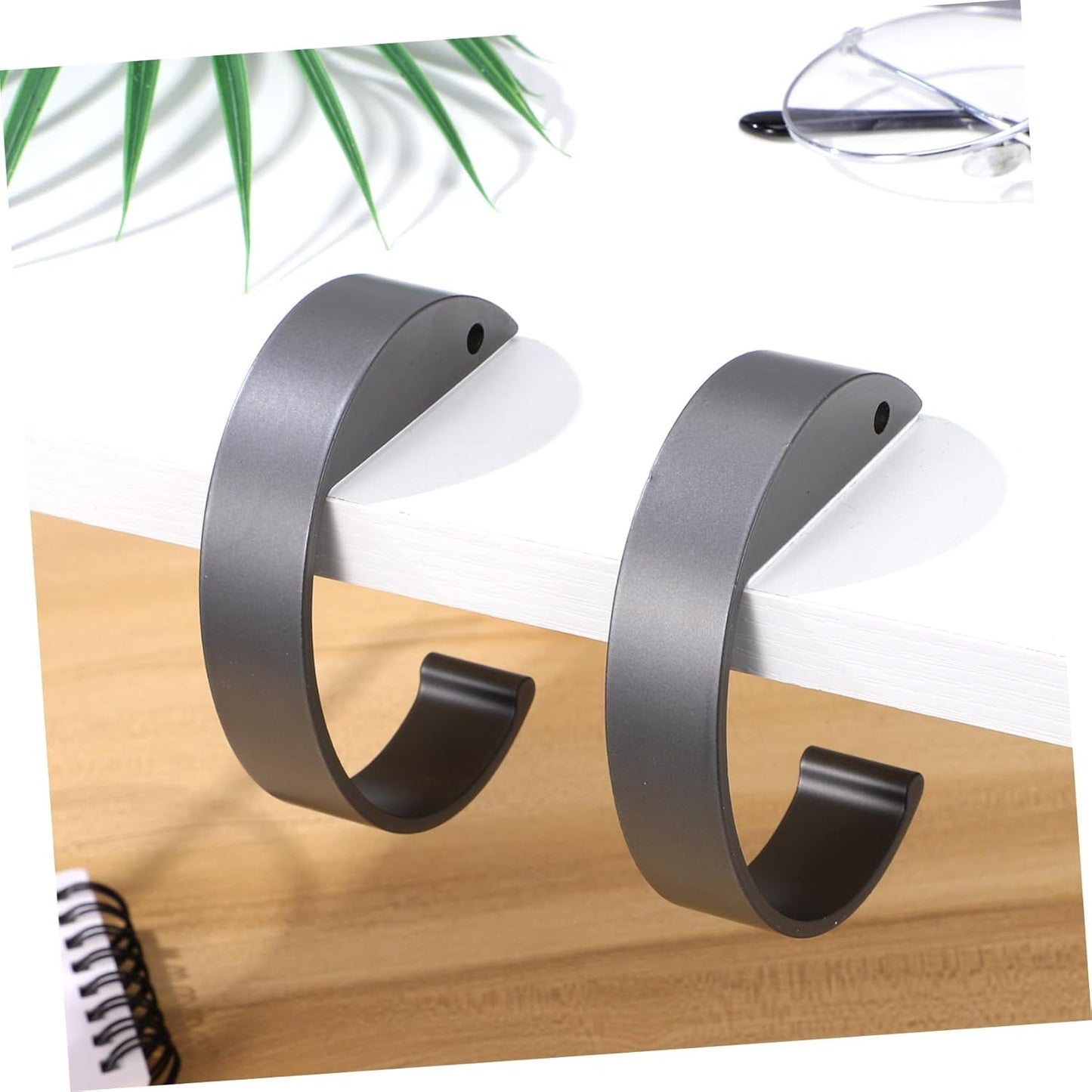 2Pcs Handbag Hook Portable Table Backpack Holder Non Slip Hanging Hooks for Desk for Home Office Cafes Compact Purse Hanger Organizer - Image 4