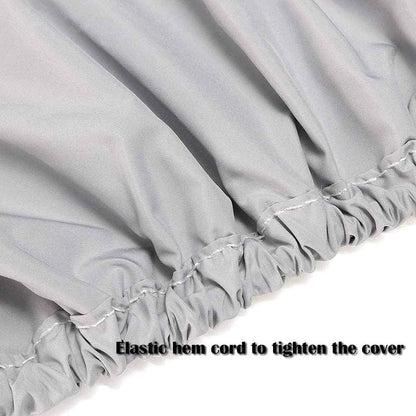 Boat Seat Cover Pedestal Pontoon Captain Boat Bench Chair Helm Protective Covers, White - Image 4
