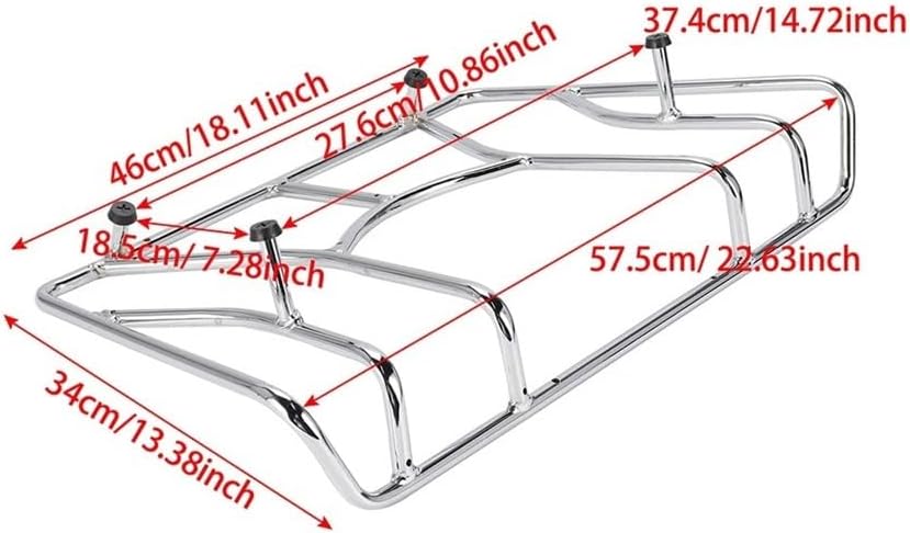 Luggage Bracket Rear Motorcycle Accessories Luggage Rack Rear Luggage Rack Tour Trunk Rack for 2010-2018 for ca&n-am for Spyder RT SM6 - Image 3