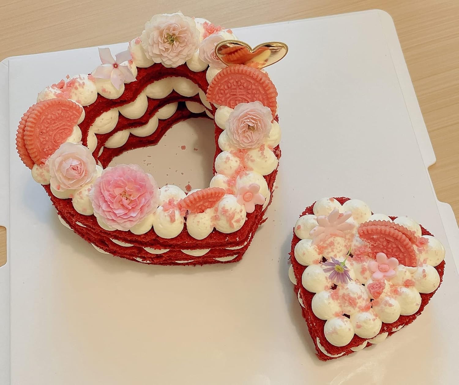 Siking Stainless Steel 4 / 6 / 8 Inch Heart Cake Ring Mold Heart Cutter Pancake Mold For Mousse Cheese Cookie Salads Onigiri (Heart) H 11- 2 - Image 4