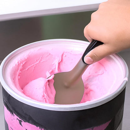 Ice Cream Spade Heavy Duty Stainless Steel Flat Ice Cream Scoop Paddle Non-Slip Handle Dishwasher Safe Flat Icecream Scooper For Hard Or Creamy Dessert Butter Hard Frozen Treats - Image 3
