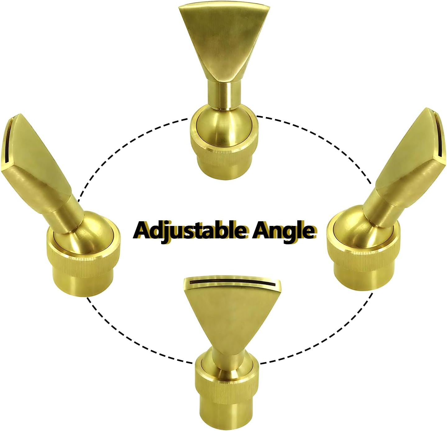 Fountain Nozzle Heads, Fan-shaped or Flat Fountain Nozzle Heads for Garden or Park Pond & Fountain Pool F-P1-S2 (3/4 Inch - DN20) - Image 4