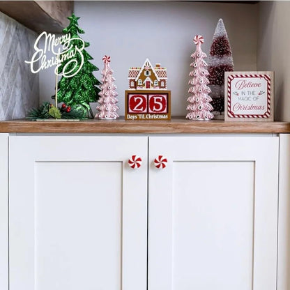 JOASIS 20 Pack Christmas Silicone red White Candy Cabinet knob Covers for a Variety of Kitchen, Living Room, and Bedroom Cabinet knobs - Image 3