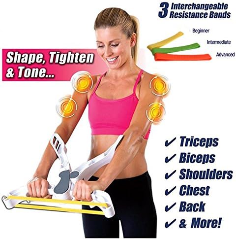 3 Pack Power Resistance Band Fit for Upper Body Wonder Arm Workout Fitness Machine - Image 3