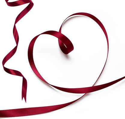 Red Ribbon for Gift Wrapping 3/8 Inch 25 Yds Dark Red Ribbon for Flower Bouquet Ribbon Gifts Bow Maker Mothers Day Fathers Day Ribbons for Crafts Hair Burgundy Ribbon for Christmas Tree Decorations - Image 3