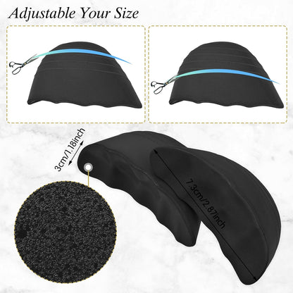 Shoe Filler Insert, Shoe Filler for Shoes Too Big, Toe Cushion Fillers Make Shoes Fit, Shoe Filler for Loose Shoe, Prevent Heel Sliping, One Size Fits Shoe Inserts for Women and Men (Blcak, 3 Pairs) - Image 2