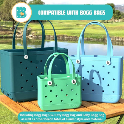 4-Pack Replacement Buttons with B for Bogg Bag Handle Strap. - Image 3