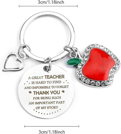 Personalized Teacher Appreciation Keychain, Thank You Gifts for Teachers - Image 2