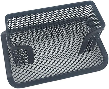 4 Pcs Desktop Mesh Business Card Holder Memo Holder for School Office Desk