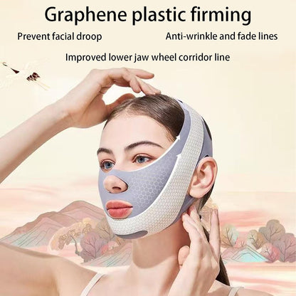 V Line Lifting Mask Chin Strap For Sleeping Reusable，Face Lift Tape Face Slimmer For Women，Jaw Trainer（Pink. Black. Blue）Variety Of Options.(Pink,2PCS) - Image 3