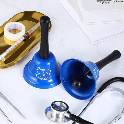 2 Pieces Ring for Nurse Bell Nurse Hand Call Bell Patient Alerting Bell Hand Ringing Alarm for Calling Attention Care Assistance Emergency - Image 3