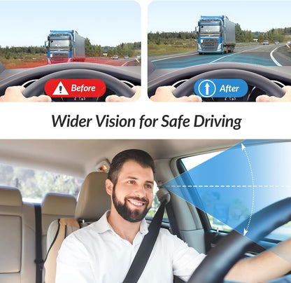 Wedge Car Seat Cushion for Driving, Innovative Seat Cushion with Honeycomb Gel & Memory Foam for Enhanced Breathability & Support, Car Cushions for Hip Pain Relief, Improve Vision/Posture, Black - Image 3