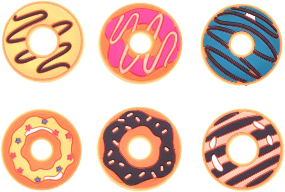 Donuts Shoe Charms fits for Clog Shoes Decoration, Sweet Cake Pins for Shoe & Bracelet Wristband Party Gifts - Image 3