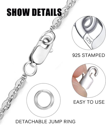 925 Sterling Silver Lobster Claw Clasp 12pcs with Closed Jump Rings, Small Connector with Jump Ring for Necklaces Jewelry Bracelet Making Supplies Lobster Claw Clasp (0.39 x 0.16 inch) - Image 2