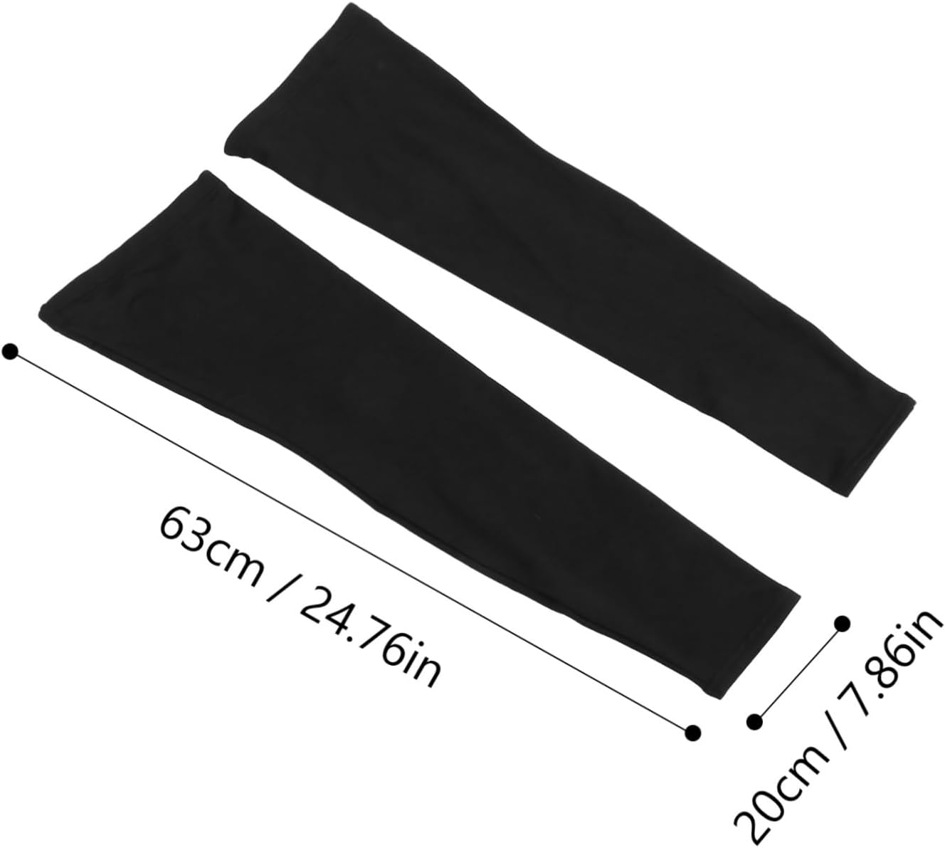 1Pair Thermal Cycling Leg Warmers for Men Women Fleece Lined Knee Sleeves for Outdoor Sports Compression Support for Running Biking Relief Calf Sleeves - Image 2