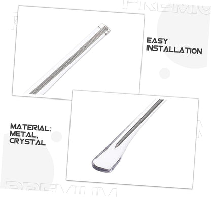 2 Sets Eyeglass Replacement Temples with Nose Pads Fit Glasses Repair Kit Includes Screws Washers Screwdriver of Durable Transparent Arms for Eyewear - Image 3