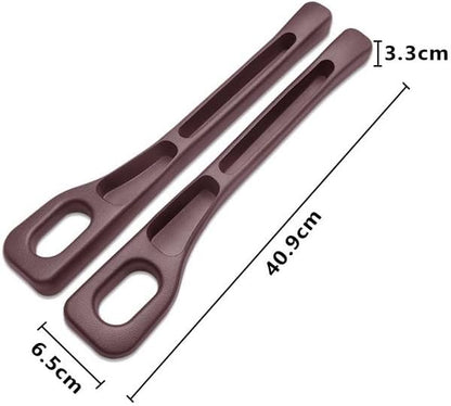 1 Pair Universal Car Seat Gap Plug Strip Side Seam Car Gap Filler Leak Proof Seat Gap Storage Organizer Interior Decoration(Black 1 Pair) - Image 2