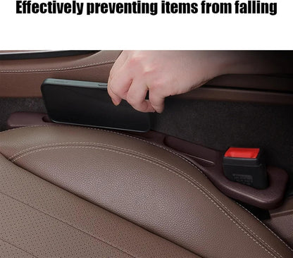1 Pair Universal Car Seat Gap Plug Strip Side Seam Car Gap Filler Leak Proof Seat Gap Storage Organizer Interior Decoration(Black 1 Pair) - Image 4