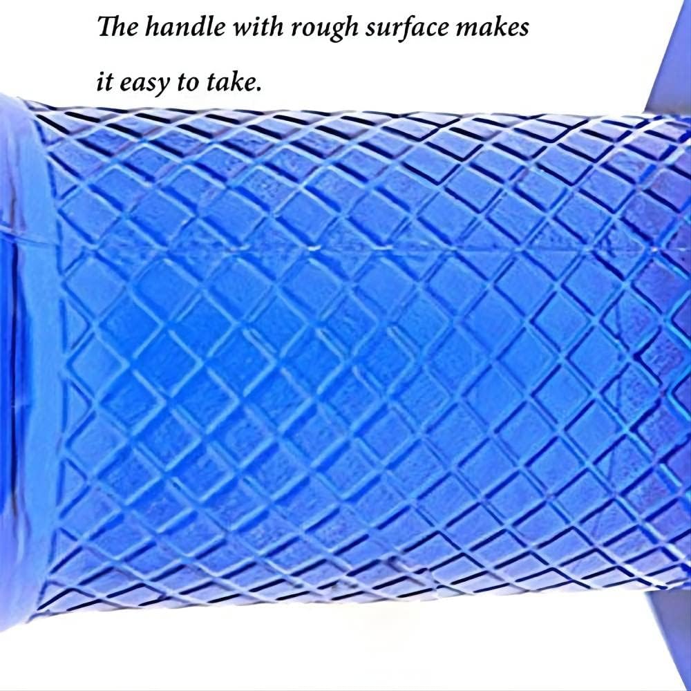 75 Oz (2.2 L) Dumbbell Shaped Water Bottle | Big Capacity | BPA Free | Flip Top Leak Proof lid | Blue - Image 3
