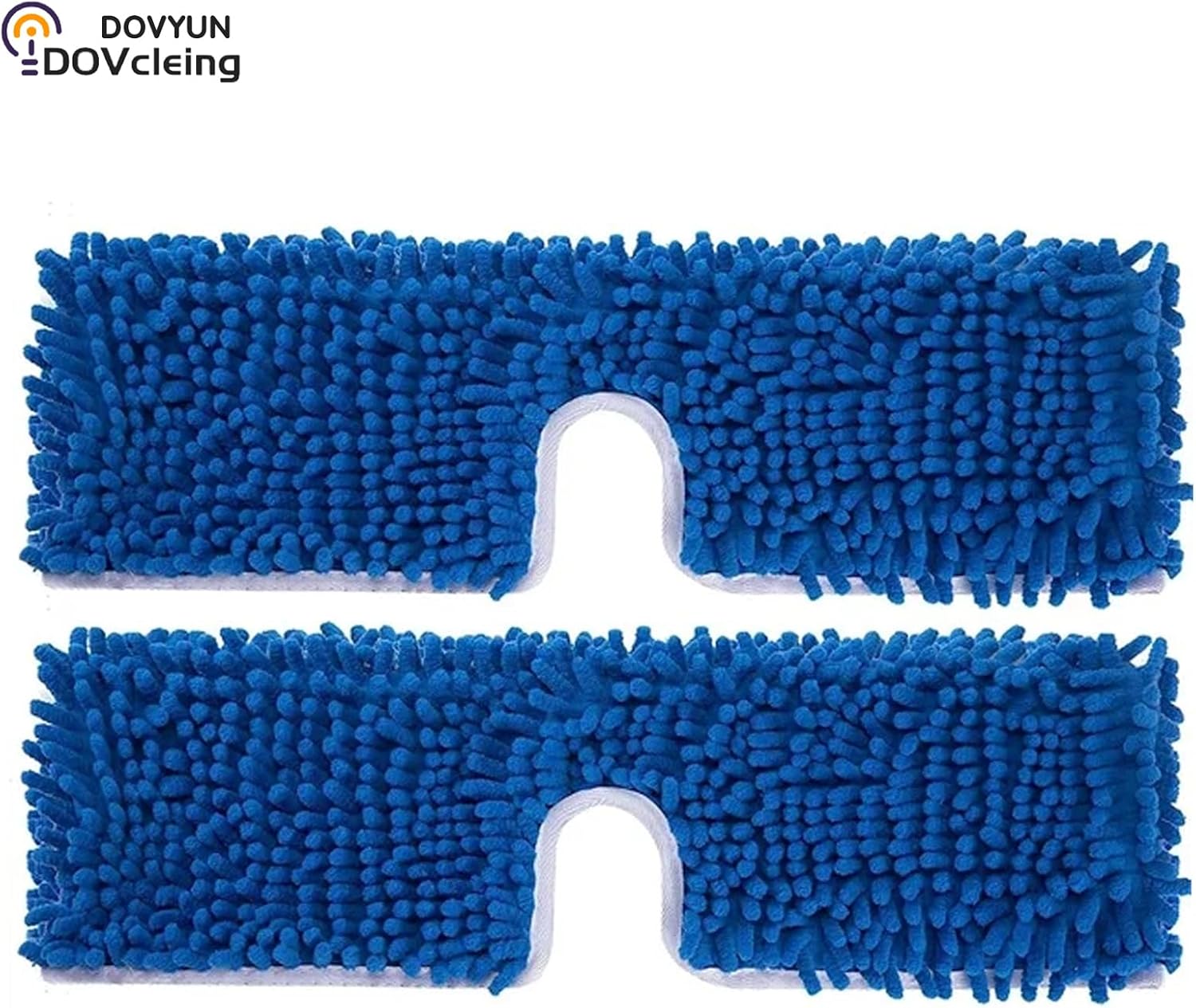 2 Pack Microfiber Mop Refills Compatible with O-Cedar Dual-Action Flip Mop Resuable Replacement Mop Heads for Dry & Wet Use - Image 2