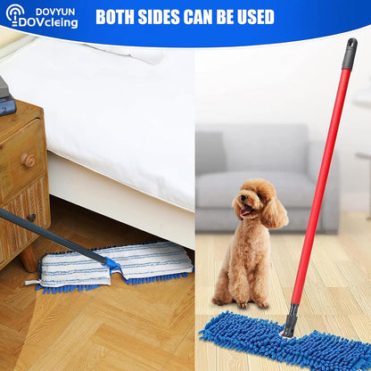 2 Pack Microfiber Mop Refills Compatible with O-Cedar Dual-Action Flip Mop Resuable Replacement Mop Heads for Dry & Wet Use - Image 4