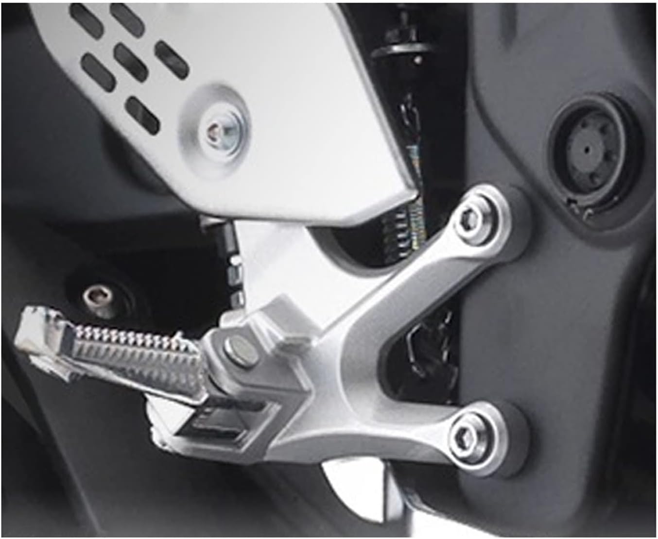 Front Footrest Foot Peg Pedal Compatible with Yamaha YZF R25 R3 MT25 MT03 2014-2023 Motorcycle Bracket (Color : Left Bracket) - Image 2
