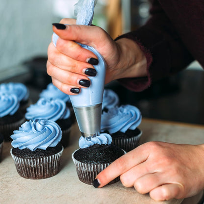 4 Pcs Extra Large Piping Tips Set Stainless Steel Square Round Cream Piping Tip Large Frosting Tips for Cake Decorating Cupcakes Cookies Puff Pastry - Image 4