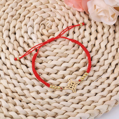 Witches Knot Bracelet, Adjustable Weave Wiccan Bracelet with Stainless Steel Magic Witchcraft Witch's Charm Knot Ideal Jewelry Gift For Woman & Man - Image 3
