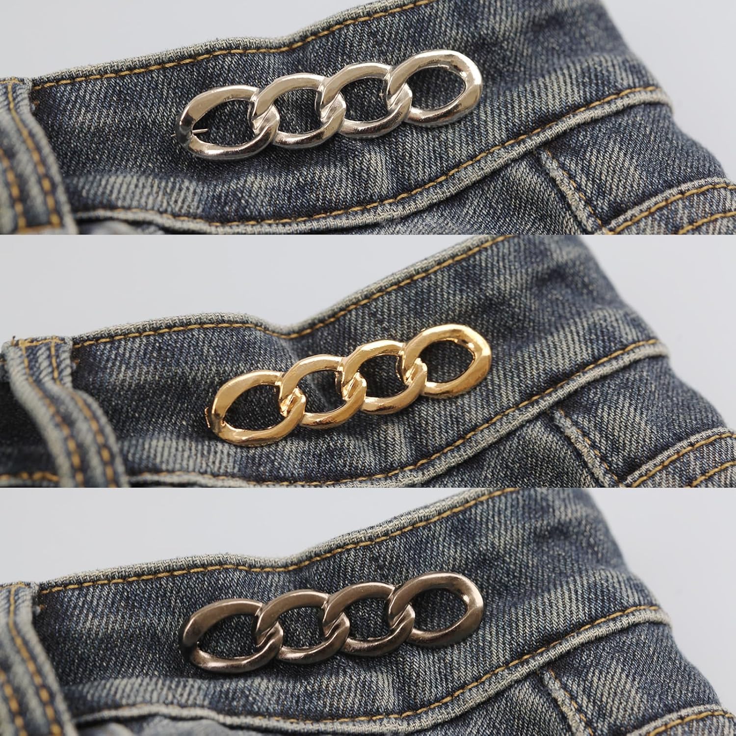 Pants Tightener for Women - Jean Tightening Clips to Make Waist Smaller - Adjust Clips 3Set - Image 4