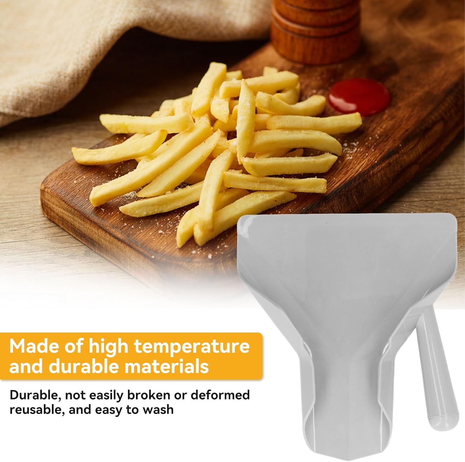 Popcorn Scoop, French Fry Scoop French Fry Bags Freeze Dryer Trays Harvest Right Freeze Dryer Commercial Food Preparation Equipment - Image 2