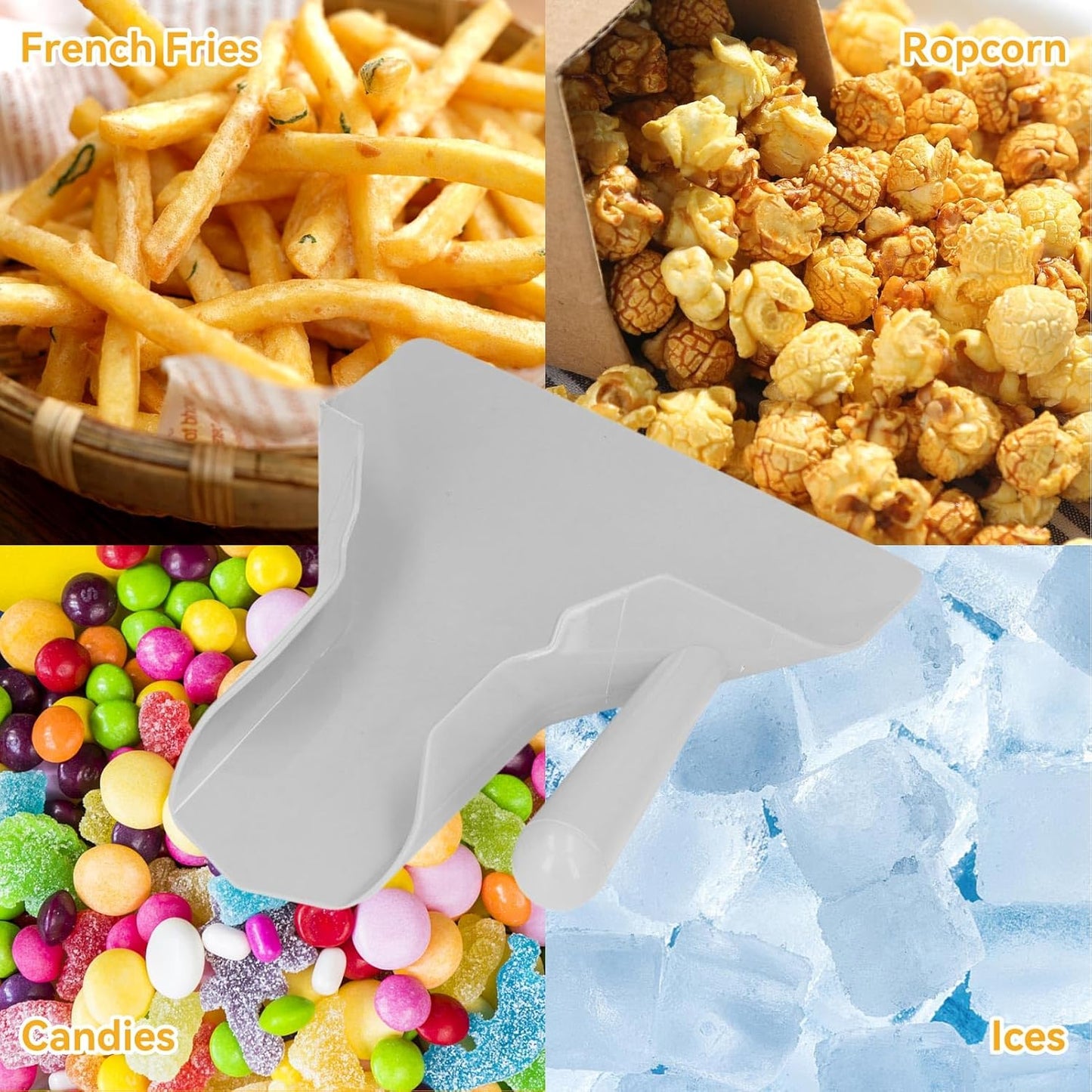 Popcorn Scoop, French Fry Scoop French Fry Bags Freeze Dryer Trays Harvest Right Freeze Dryer Commercial Food Preparation Equipment - Image 4