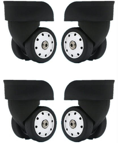 Replacement Luggage Wheels W046# S Size (Di Long) Replacement Plastic Wheels/Luggage Spinner Wheels (2 Pair/Set)