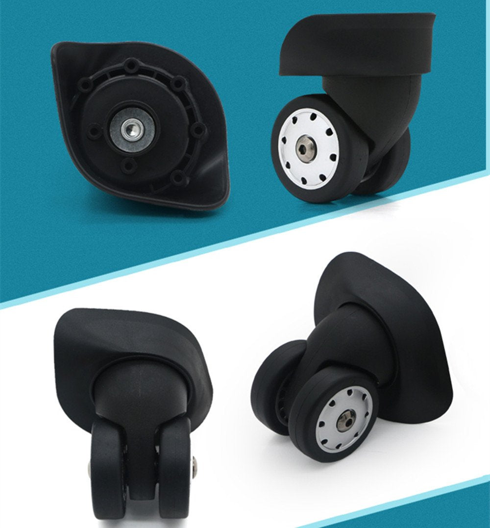 Replacement Luggage Wheels W046# S Size (Di Long) Replacement Plastic Wheels/Luggage Spinner Wheels (2 Pair/Set) - Image 4